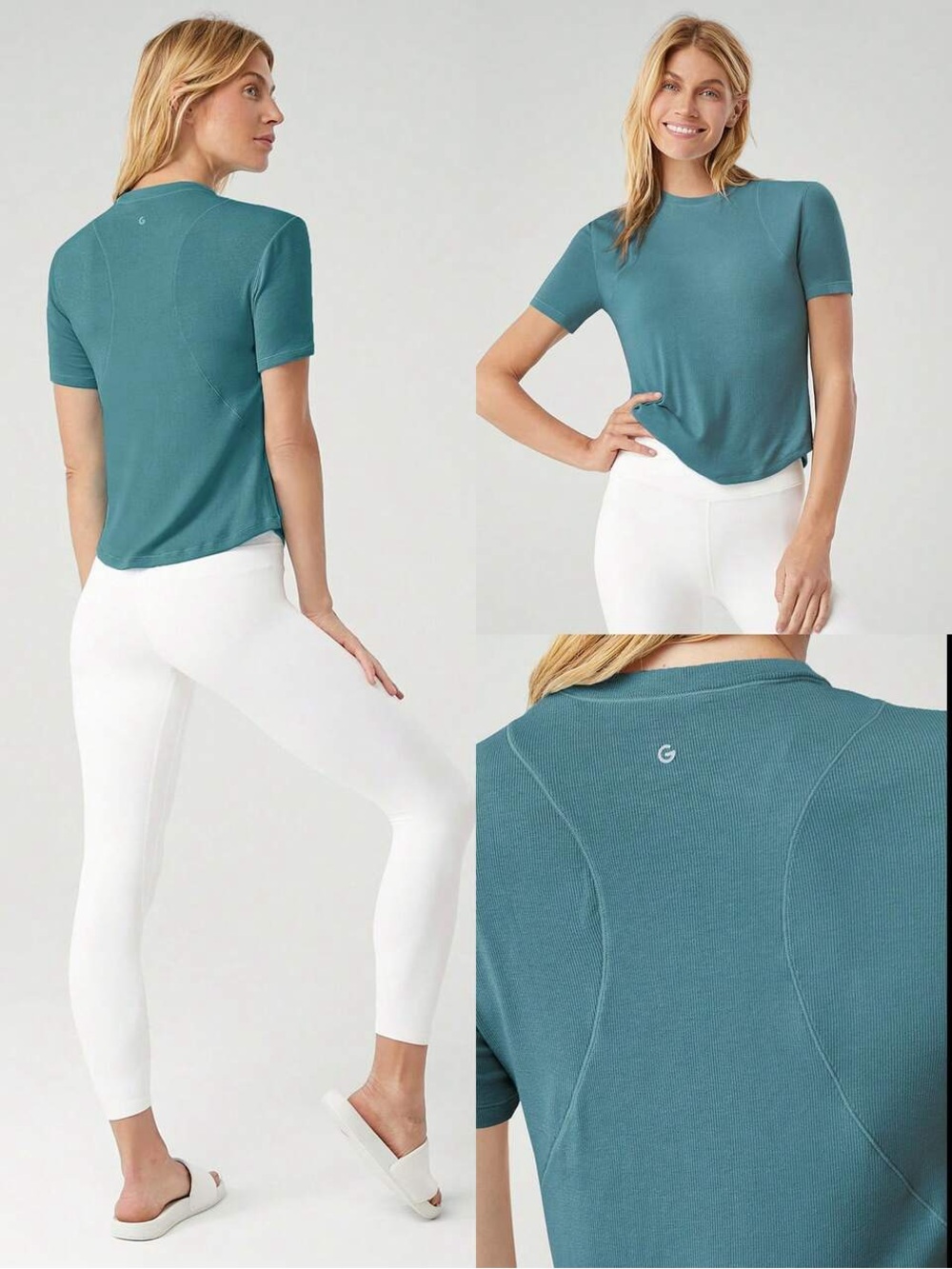 Glowmode Modal Soft Ribbed Round Neck Tee